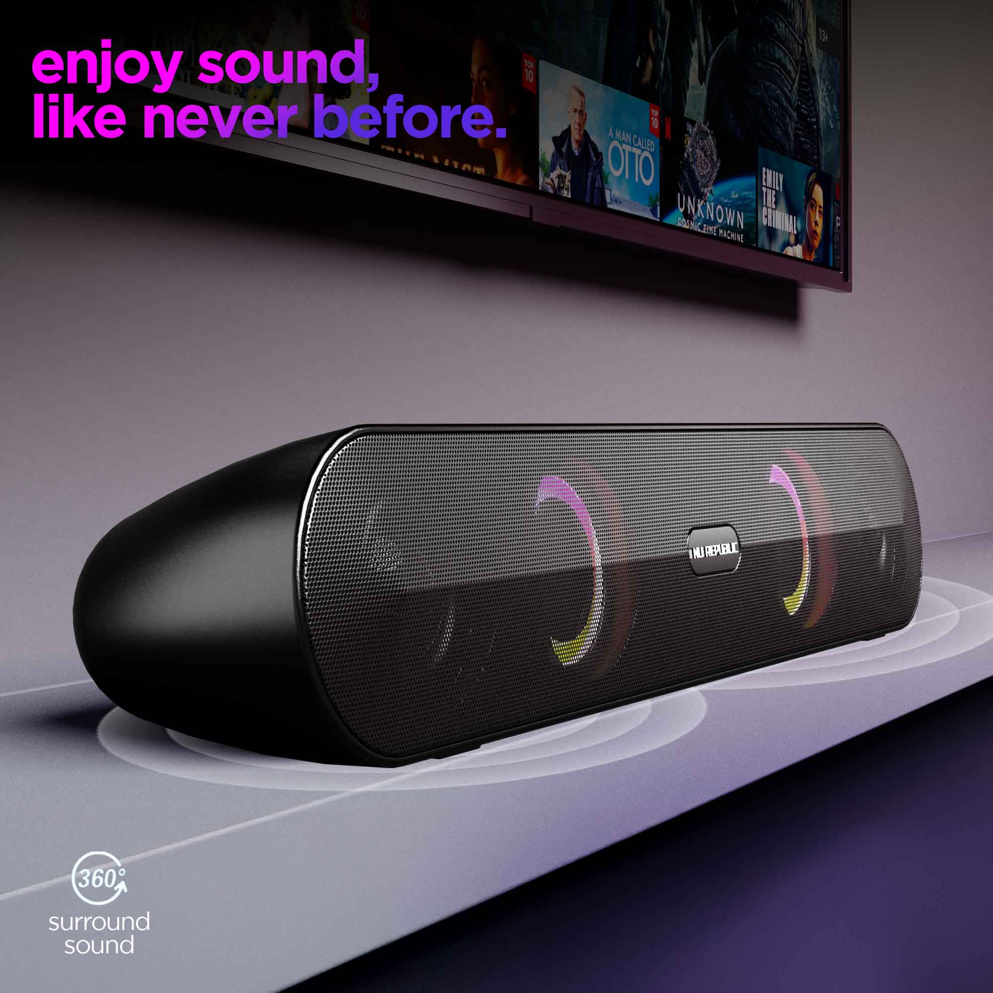 Enjoy powerful 16W RMS audio output from the Partybox 165, engineered to deliver bold sound, clear vocals, and energetic bass for every playlist.
