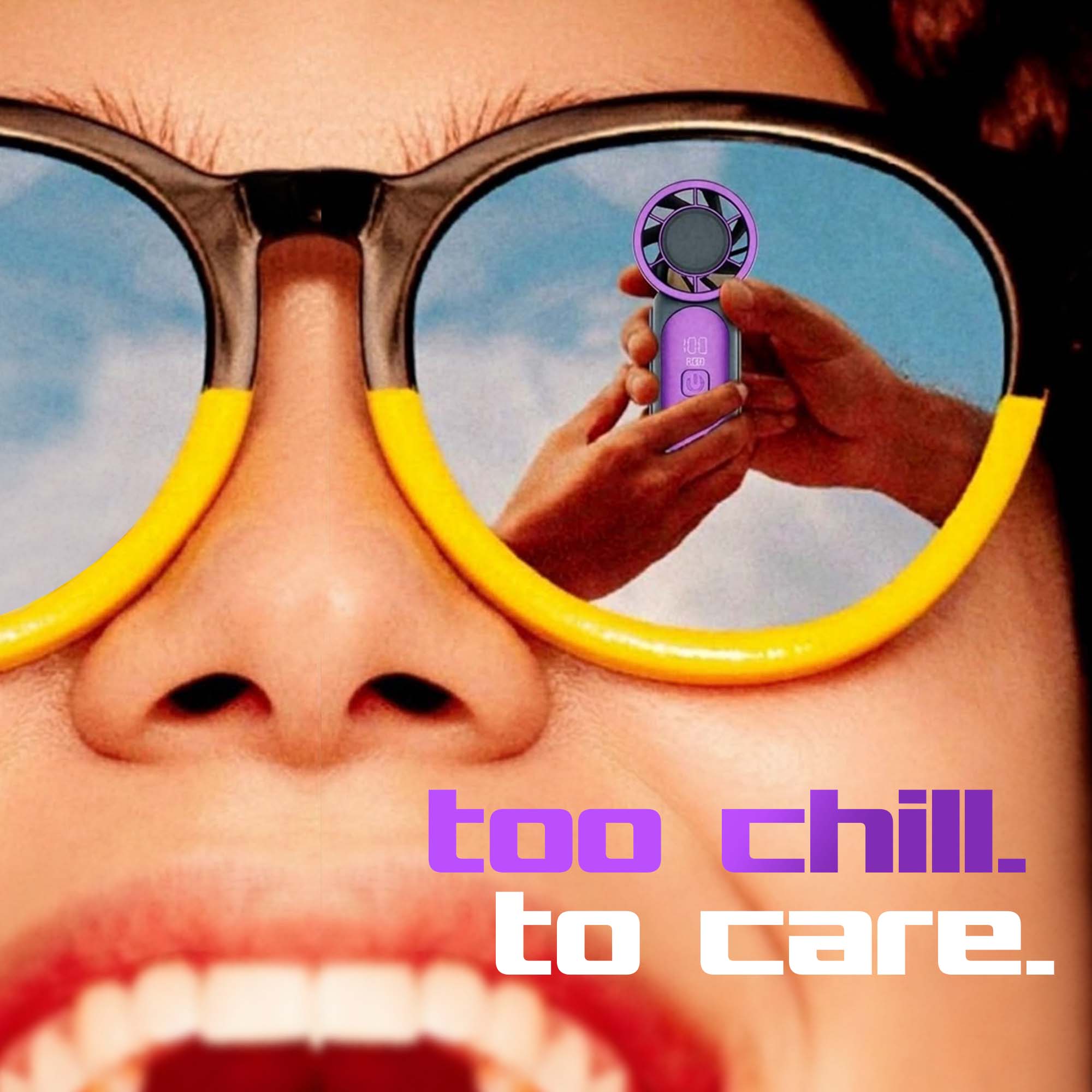 Flo mini (mini handheld cooling fan)