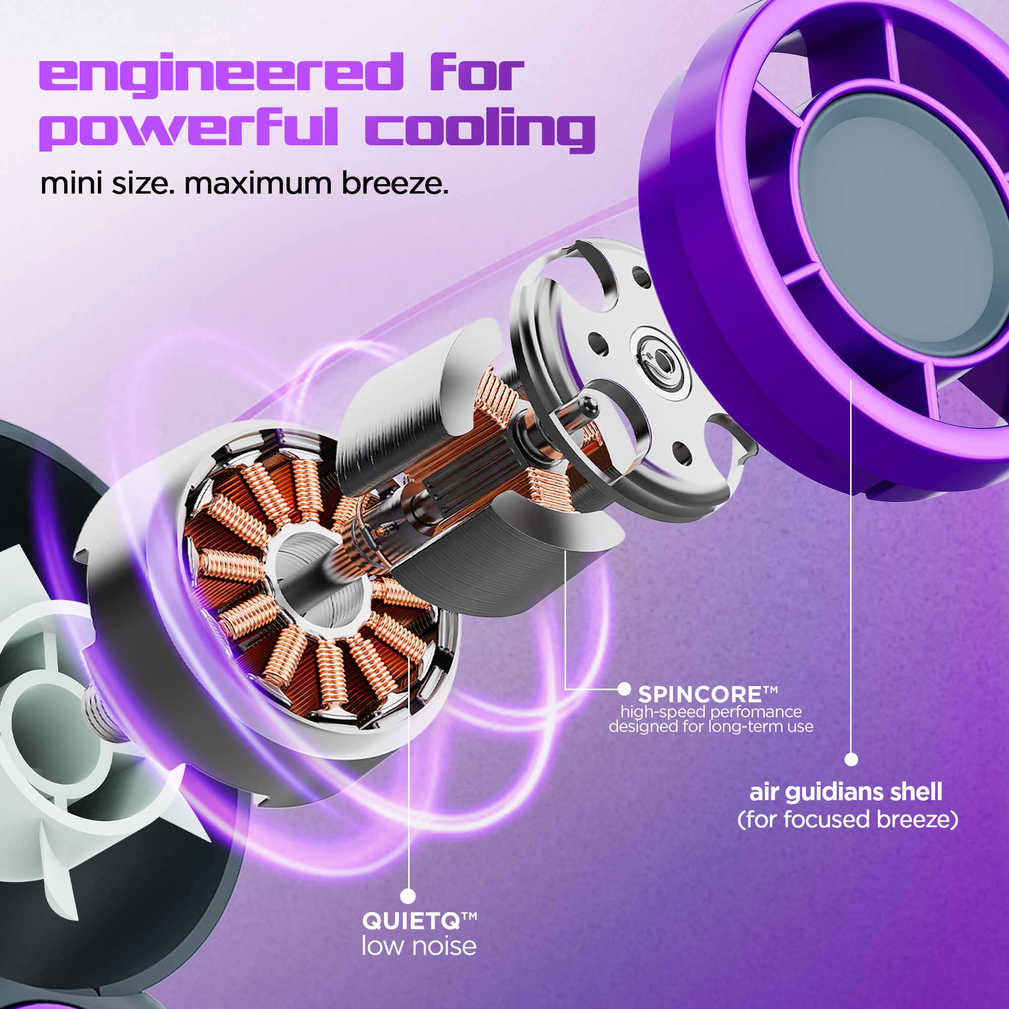 Flo mini (mini handheld cooling fan)