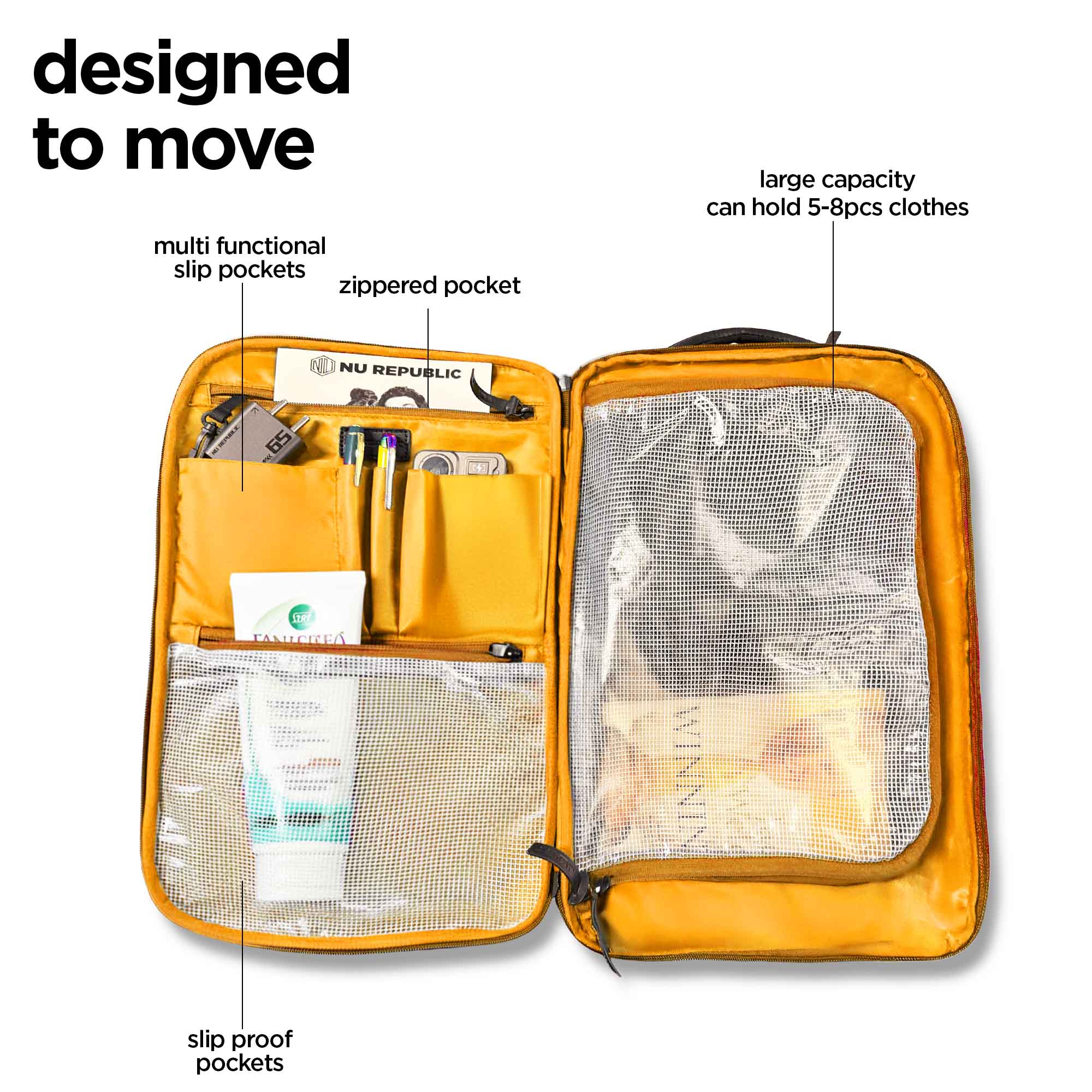 Voyager Edge Backpack (Yellow)