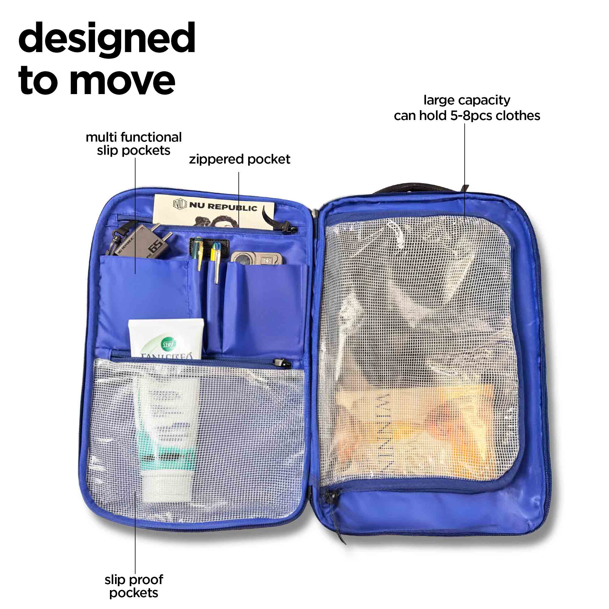 Voyager Edge Backpack (Blue)