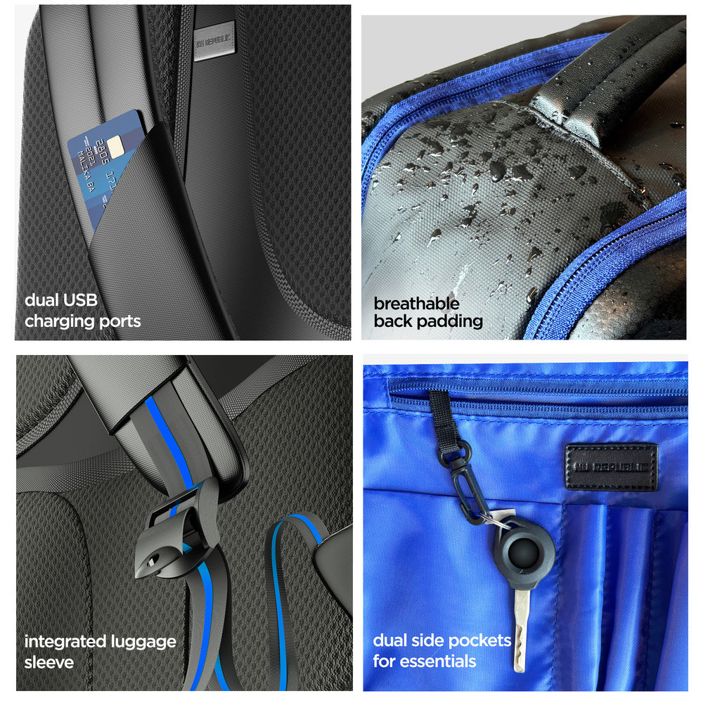 Voyager Edge Backpack (Blue)