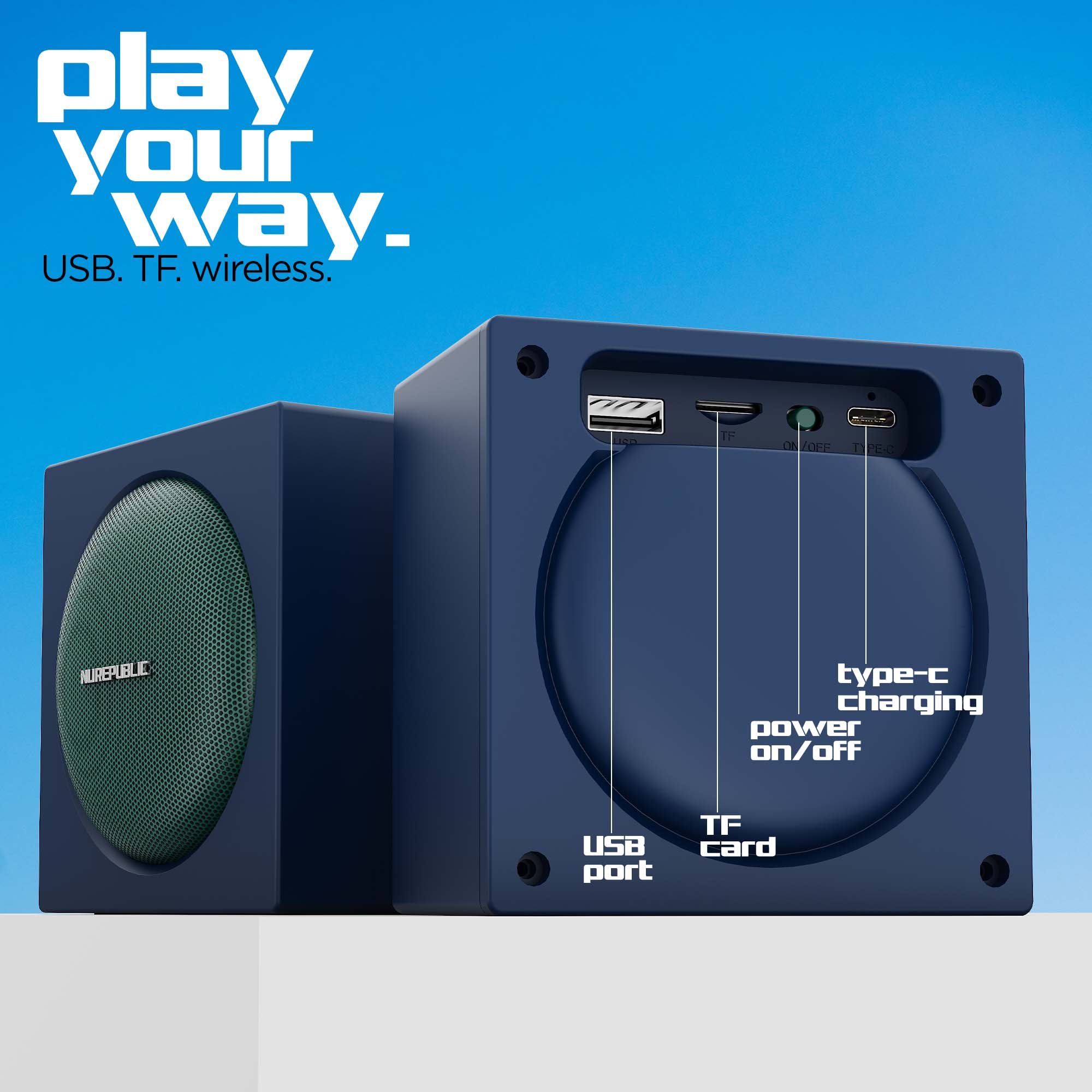 Replay Cube Blue