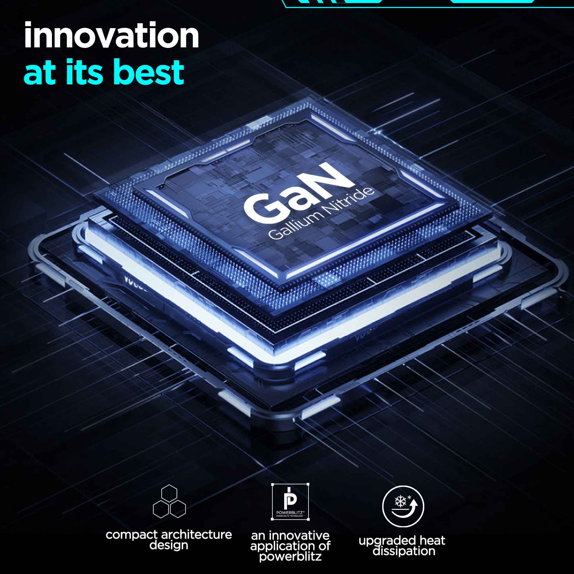 Cybotron 67W GaN Superfast Wall Charger Silver