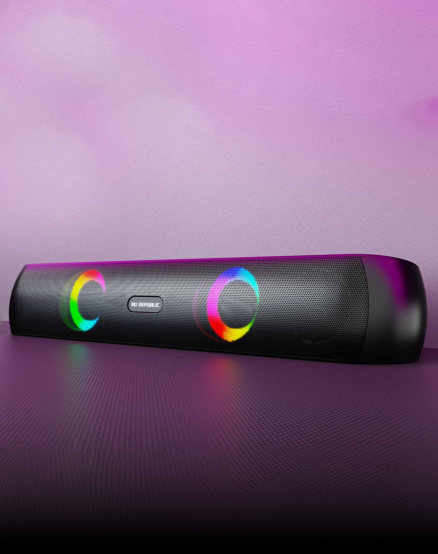 Compact and powerful Partybox 160 speaker designed for immersive audio, deep bass, and vibrant RGB lighting.