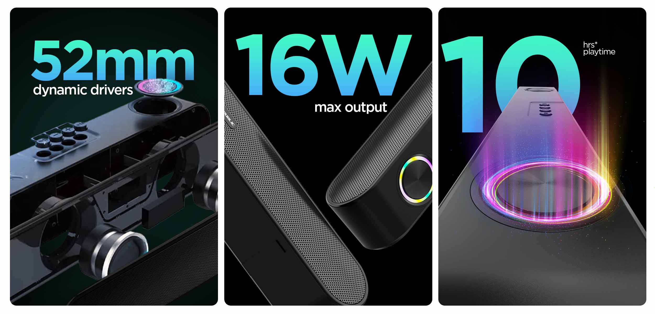 Enjoy balanced sound and deep bass with high-performance dynamic drivers.