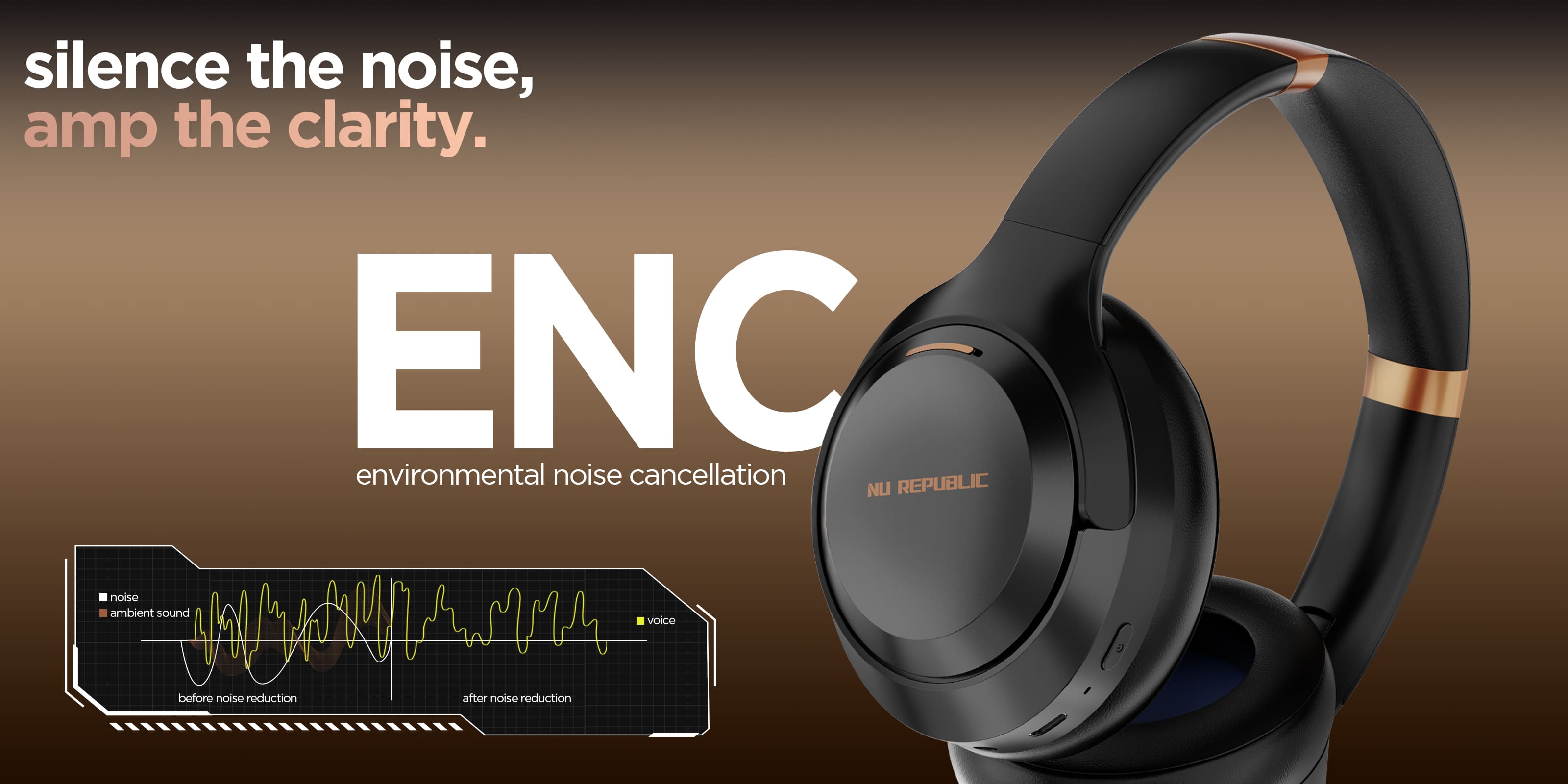 Power through days of music, gaming, and calls with an impressive 56 hours of battery life.