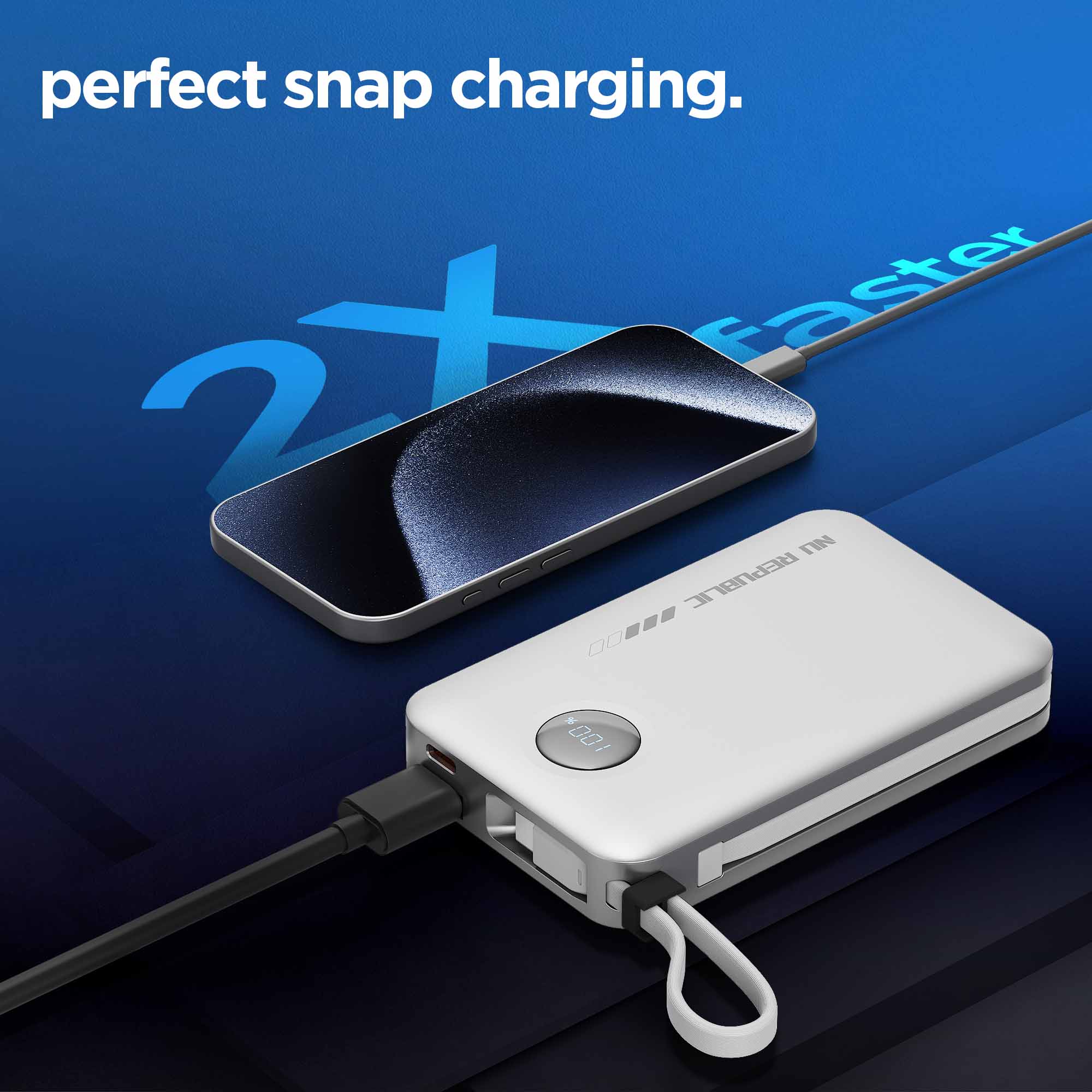 Experience rapid charging performance designed to keep your devices powered throughout the day.