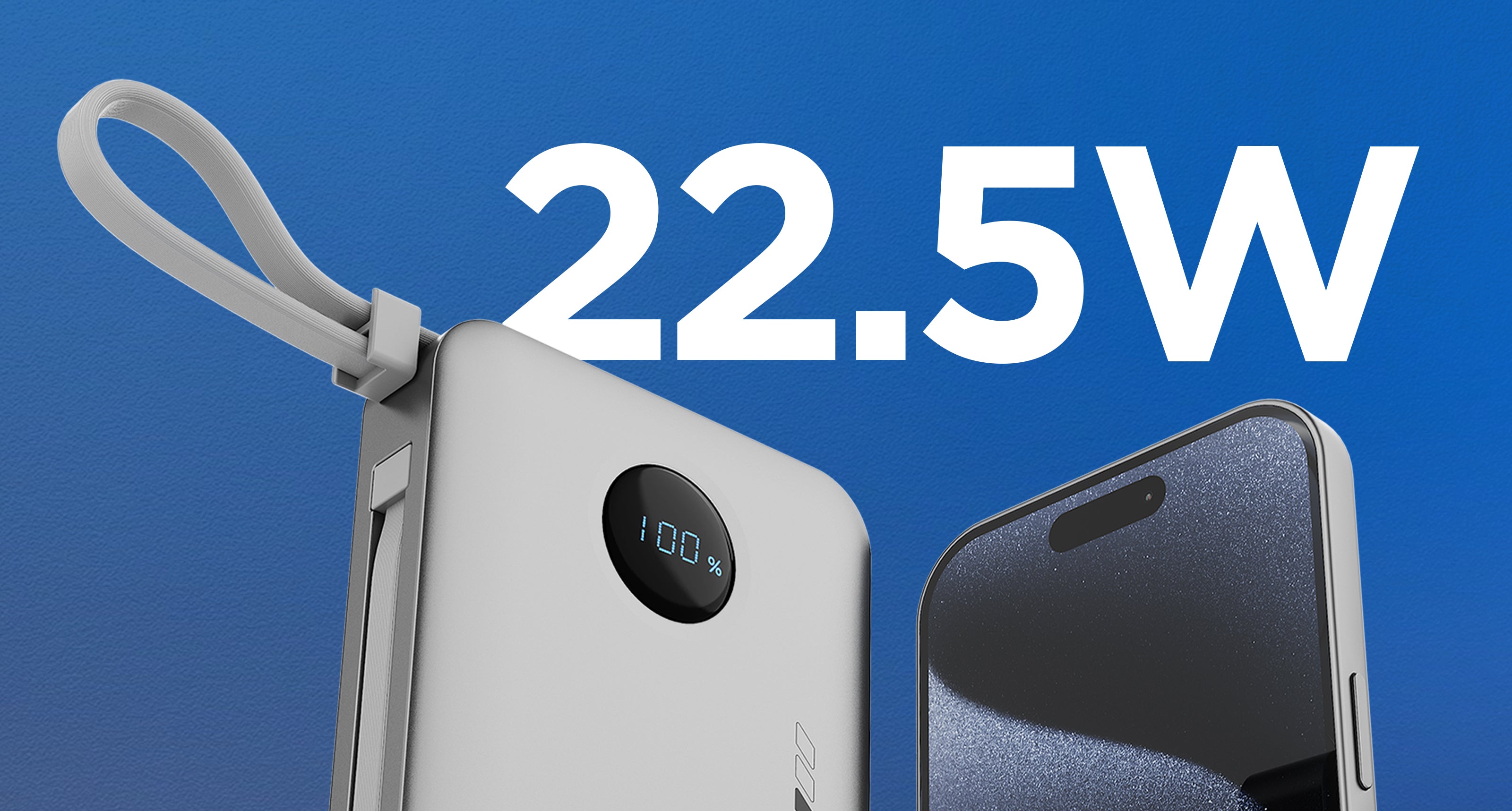 10000mAh Battery • 22.5W Fast Charging • Dual Output