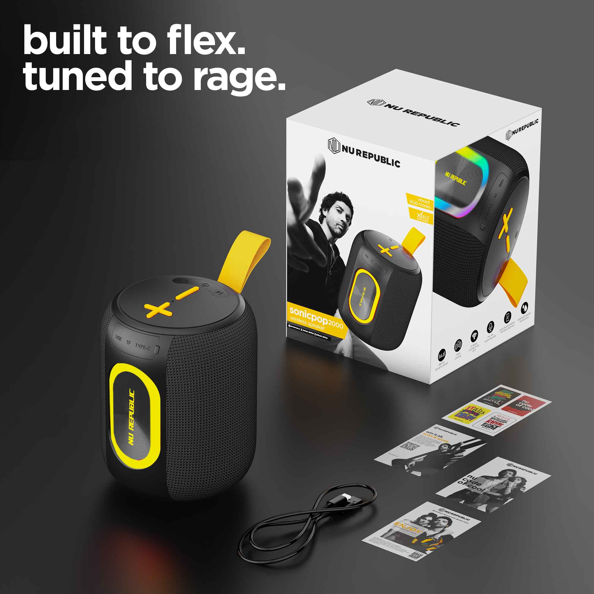 Unbox the SonicPop 2000 and enjoy instant entertainment.