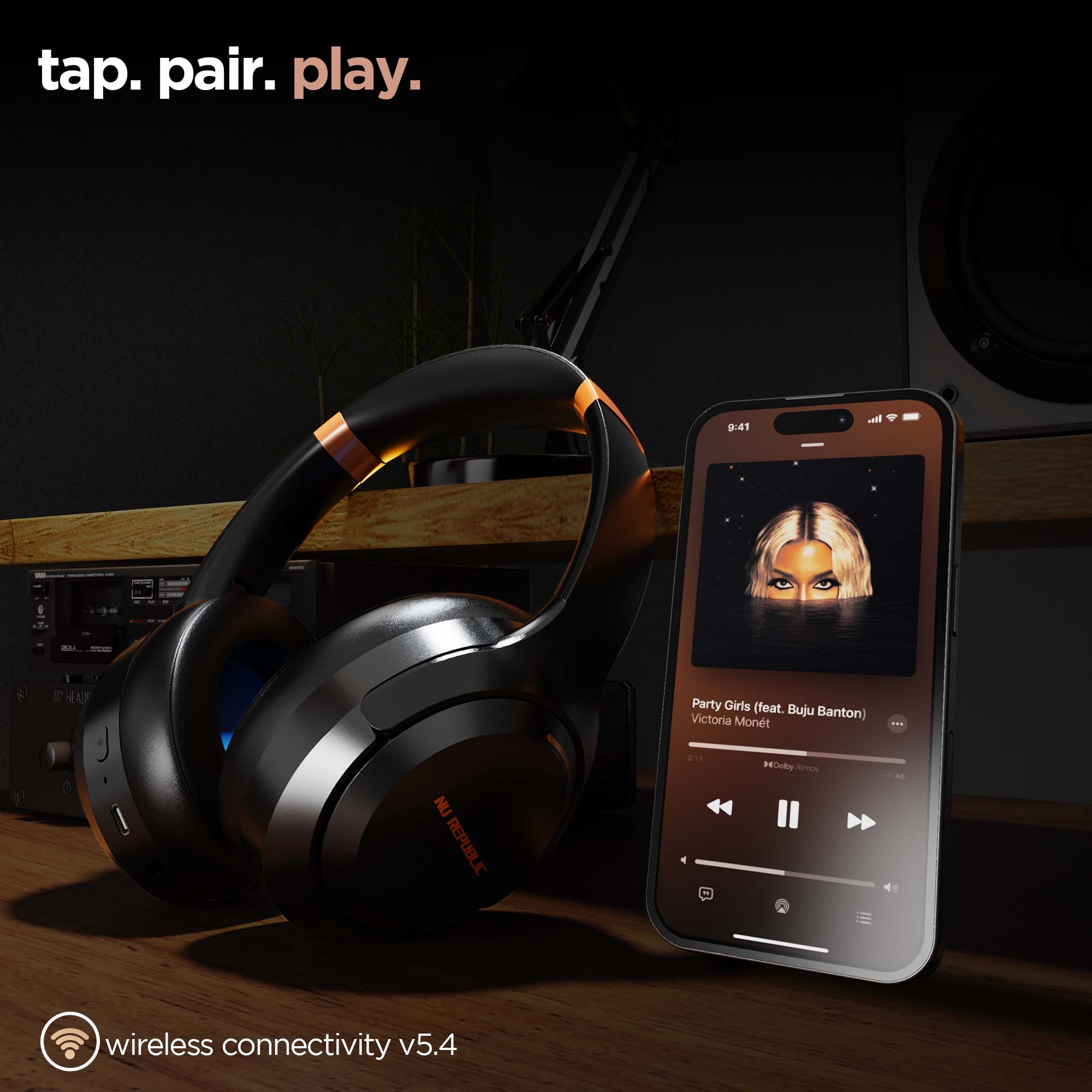 Connect effortlessly to your favorite devices and enjoy seamless wireless audio wherever you go.