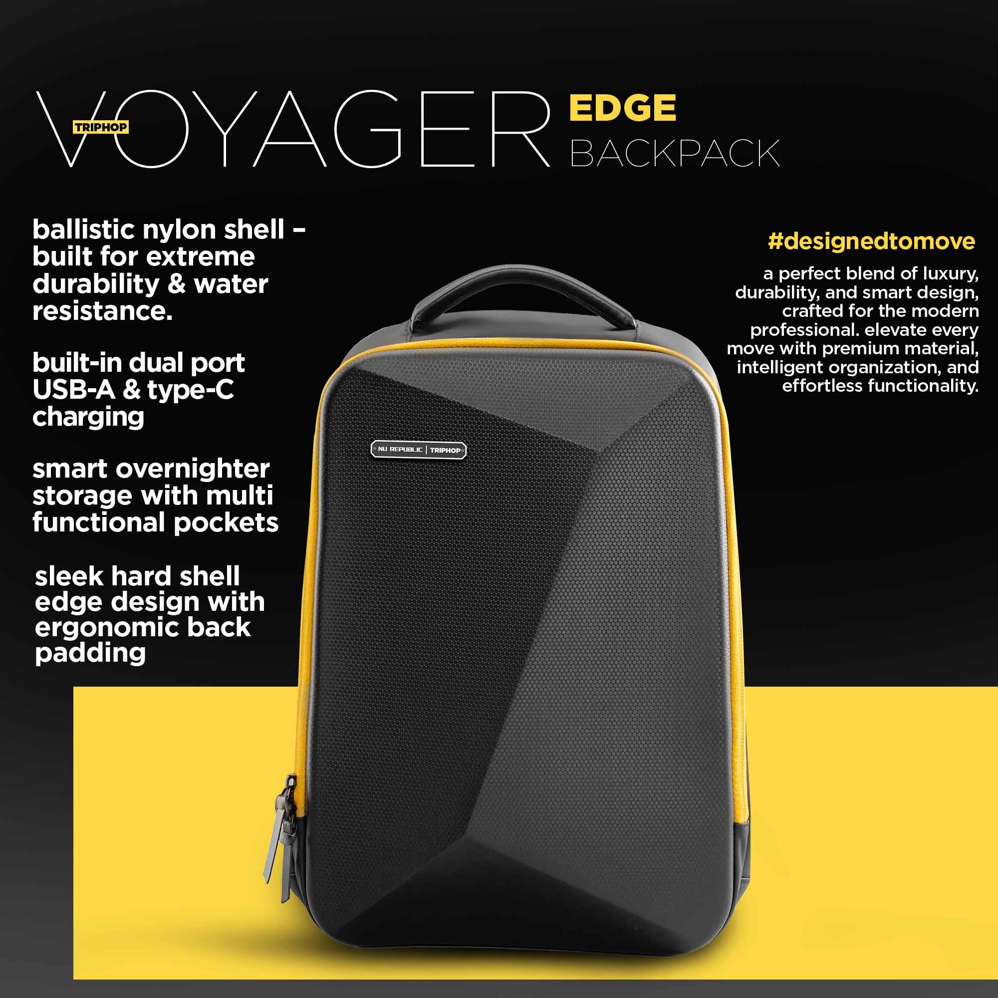 Voyager Edge Backpack (Yellow)