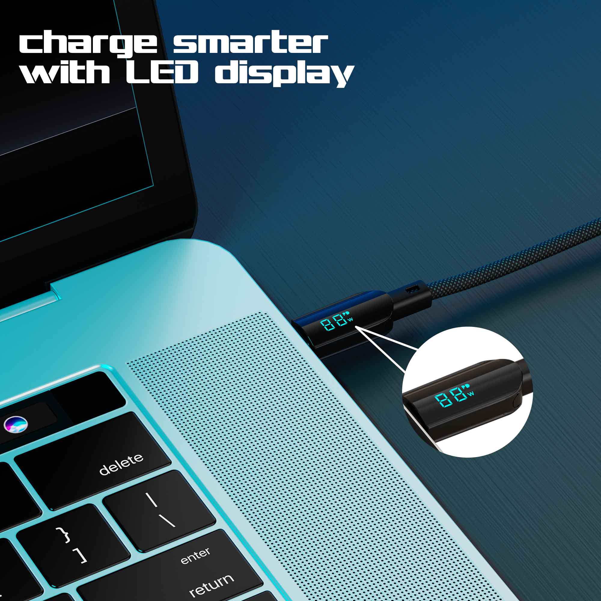 Blaze Fusion Spot LED Display Cable (Type-C to Type-C)