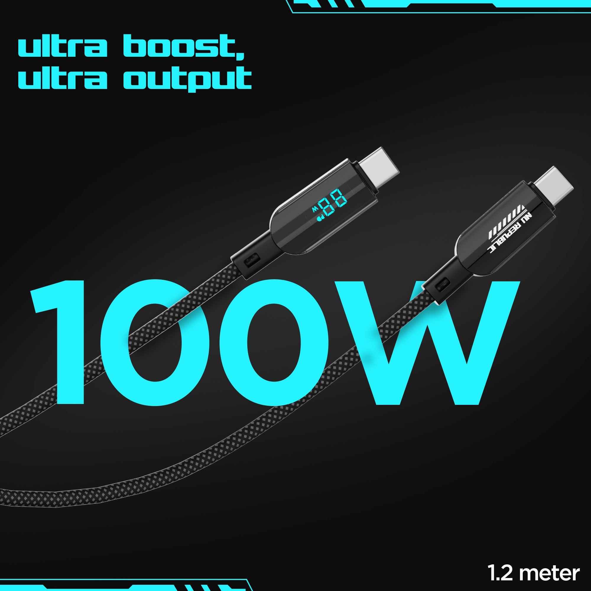 Blaze Fusion Spot LED Display Cable (Type-C to Type-C)