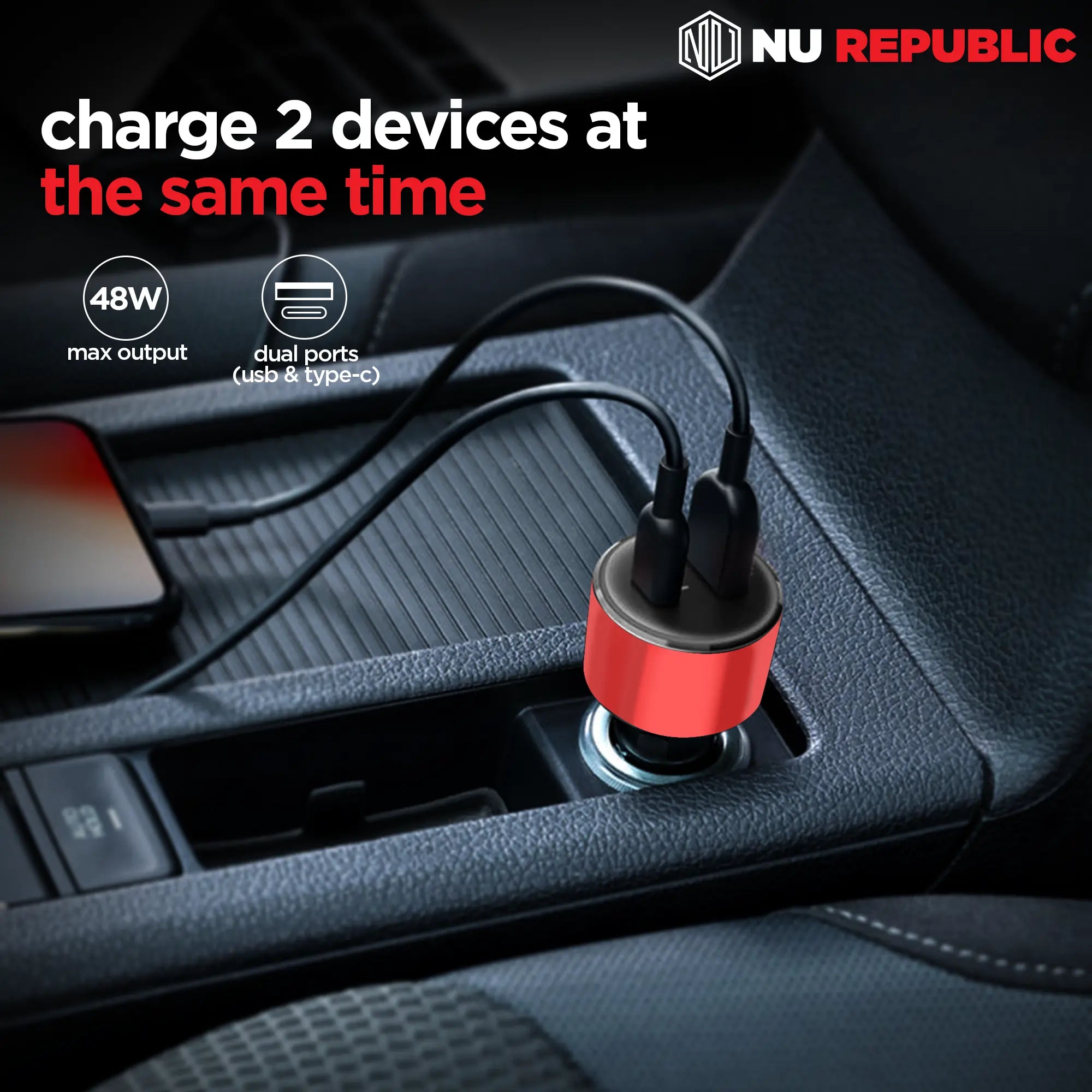 Swift All in one 48W Car Charger