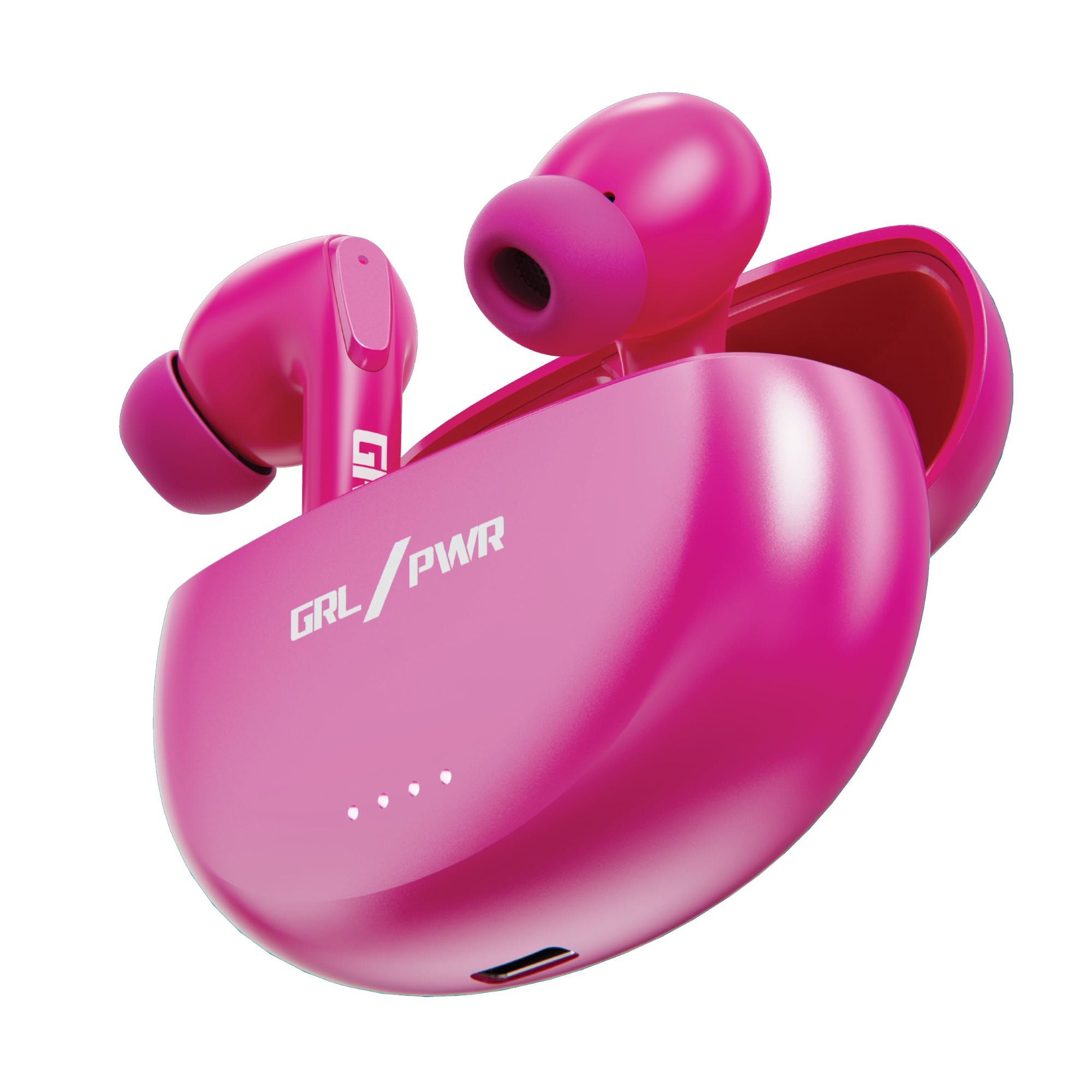 Epic X3 Hot Pink true wireless earbuds with 48 hours playtime, X-Bass technology, dual mic ENC, and touch controls