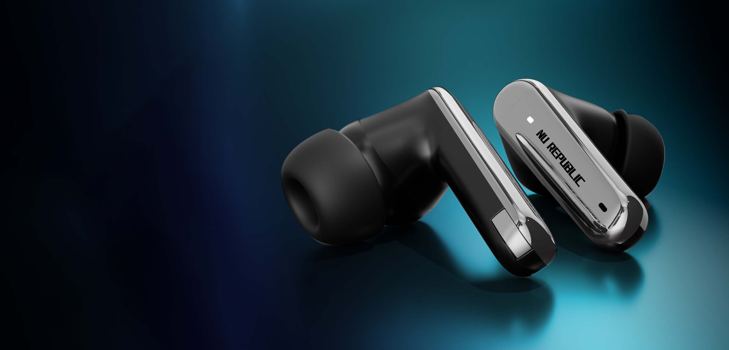 Epic X4 Green true wireless earbuds with up to 52 hours of playtime for uninterrupted music and gaming