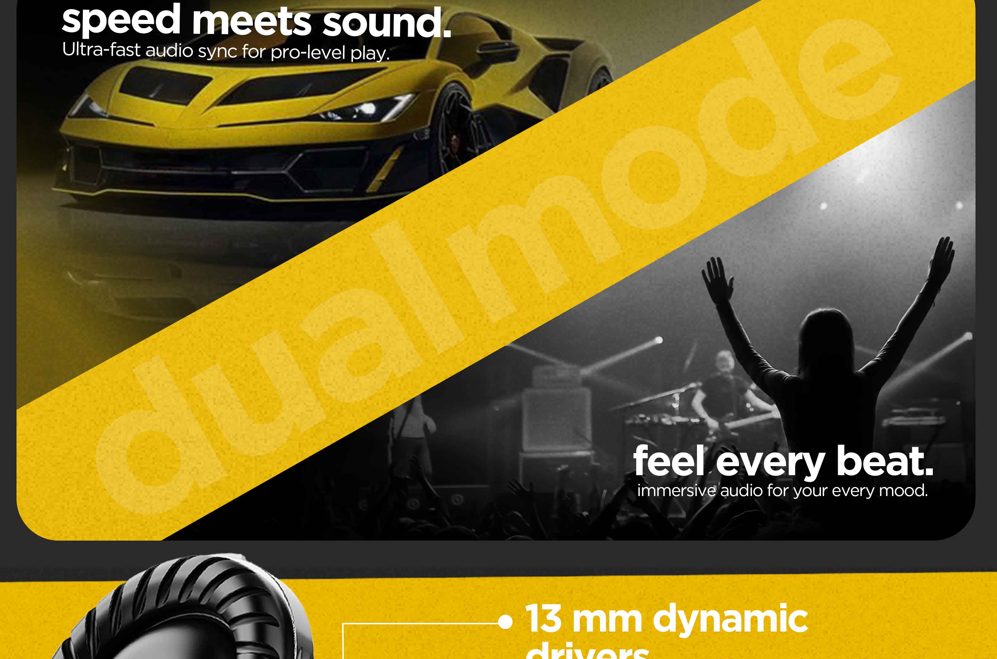 Transform X wireless earbuds with powerful deep bass audio