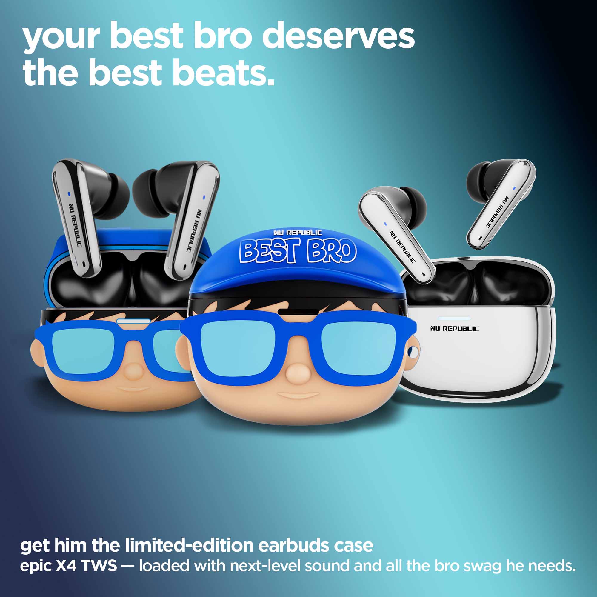 Epic X4 true wireless earbuds - best bro edition