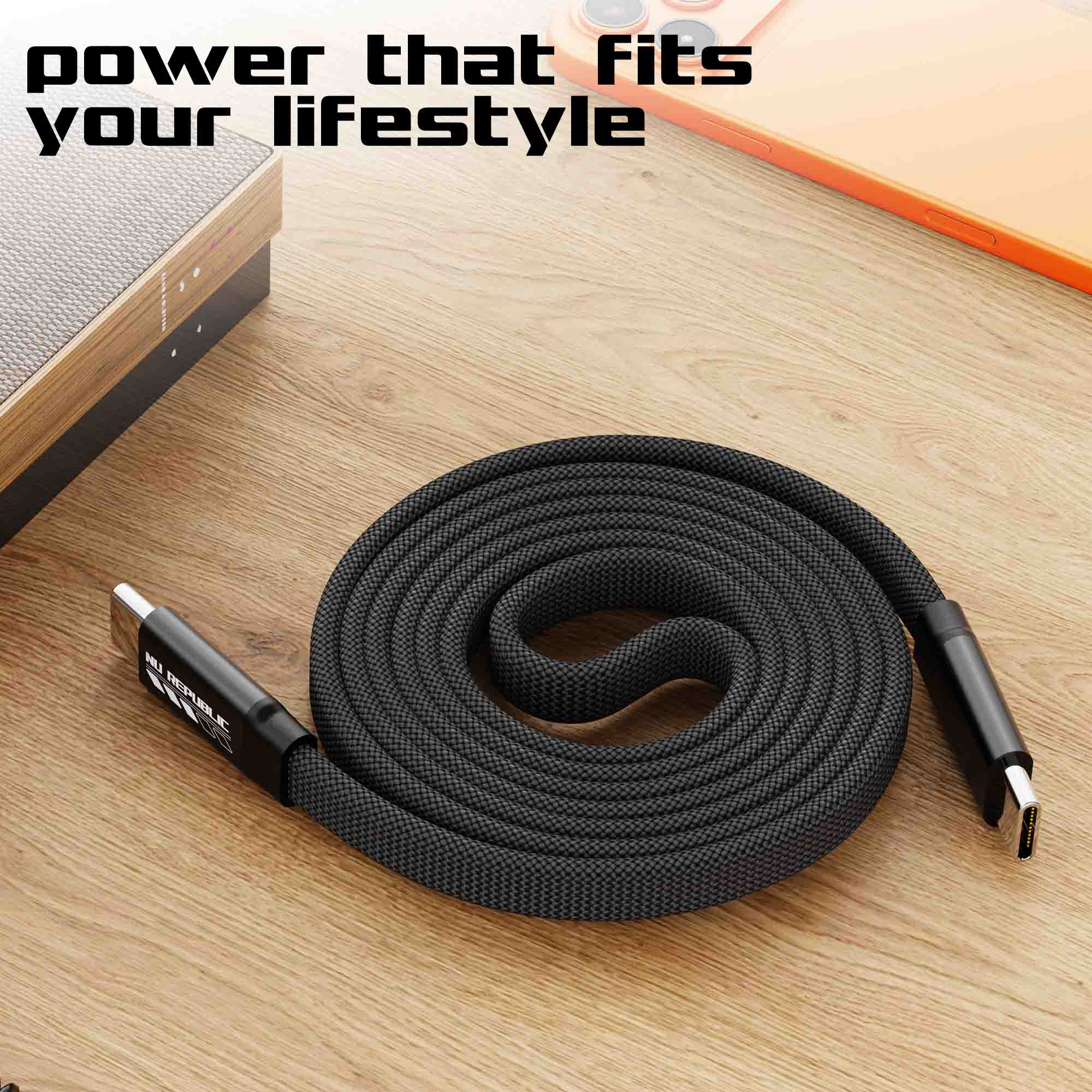 Blaze Fusion Flat 240W Magnetic Cable