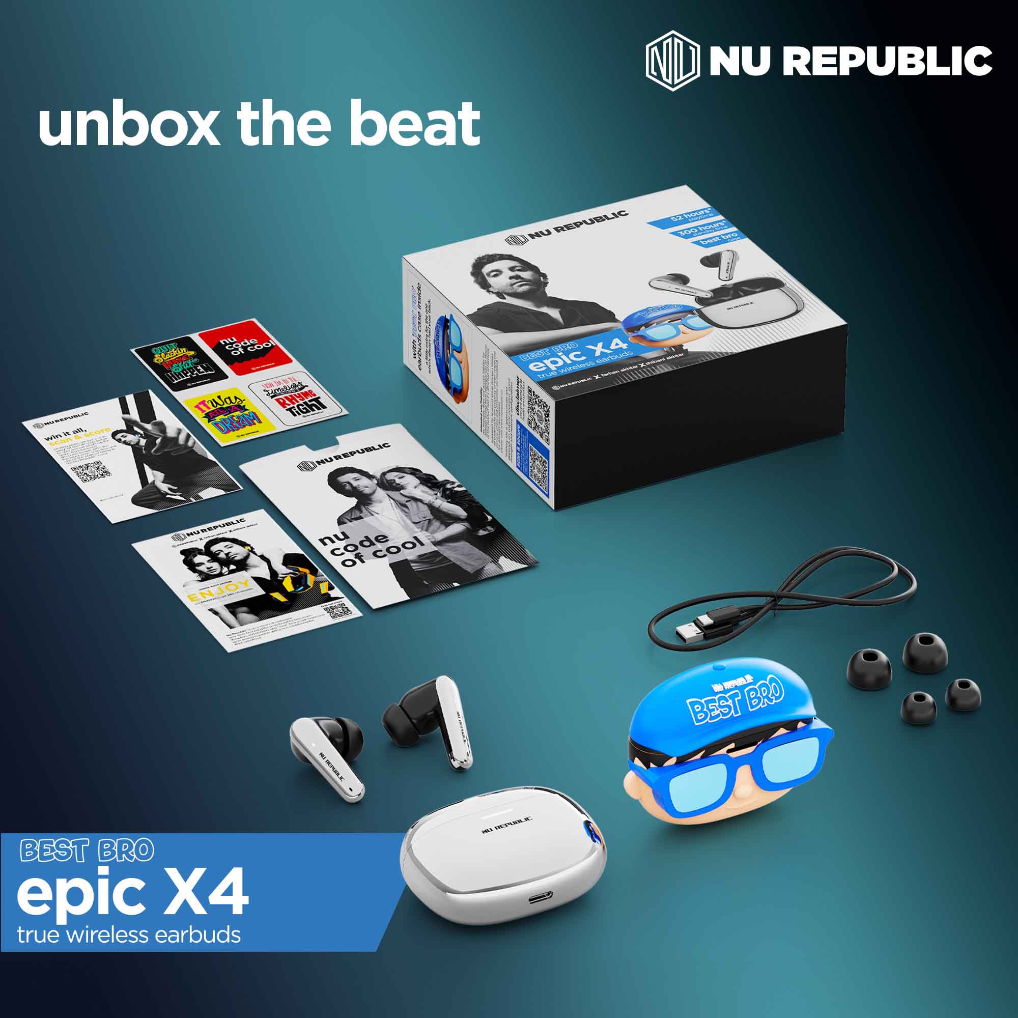 Epic X4 true wireless earbuds - best bro edition