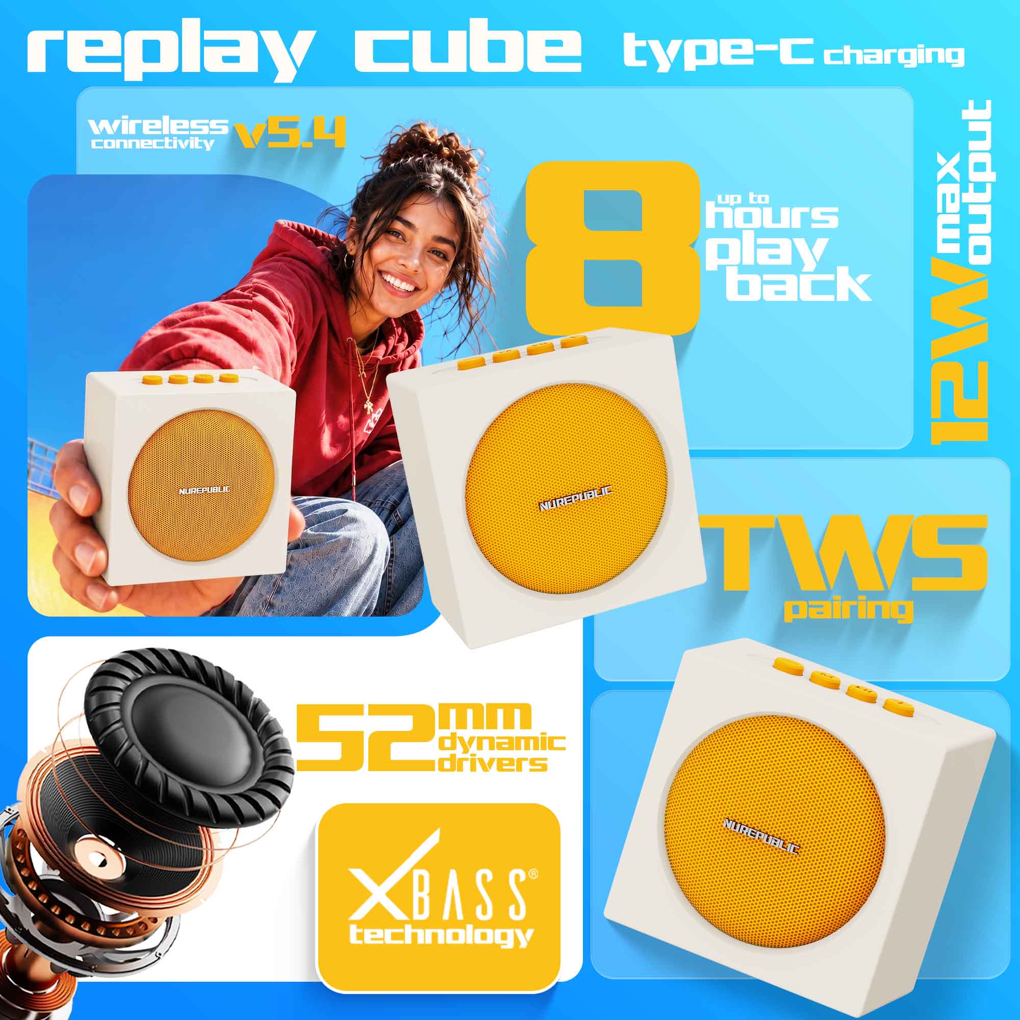 Replay Cube Yellow