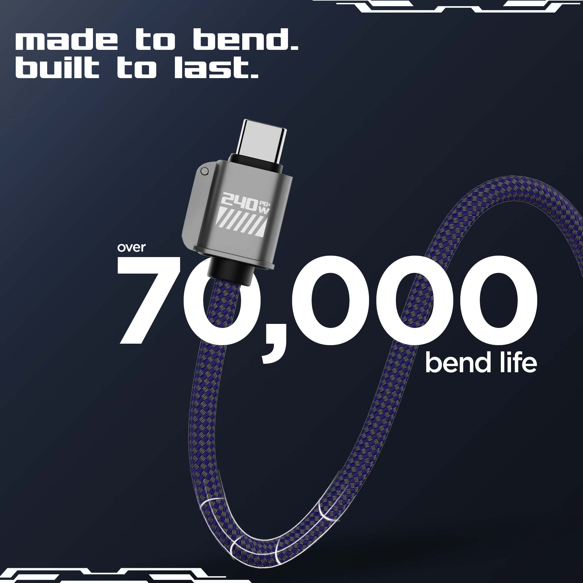 Blaze Fusion-Q 240W 4 in 1 Cable