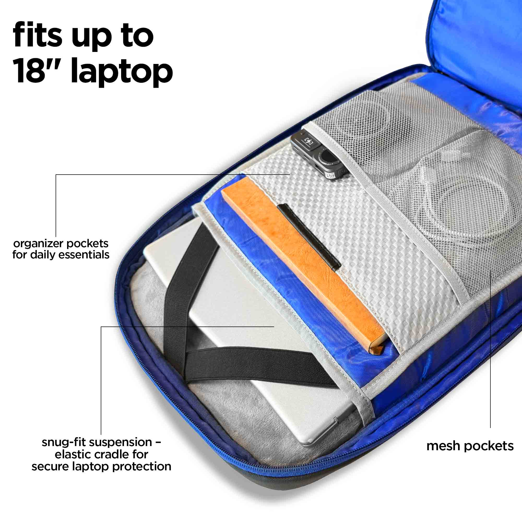 Voyager Edge Backpack (Blue)