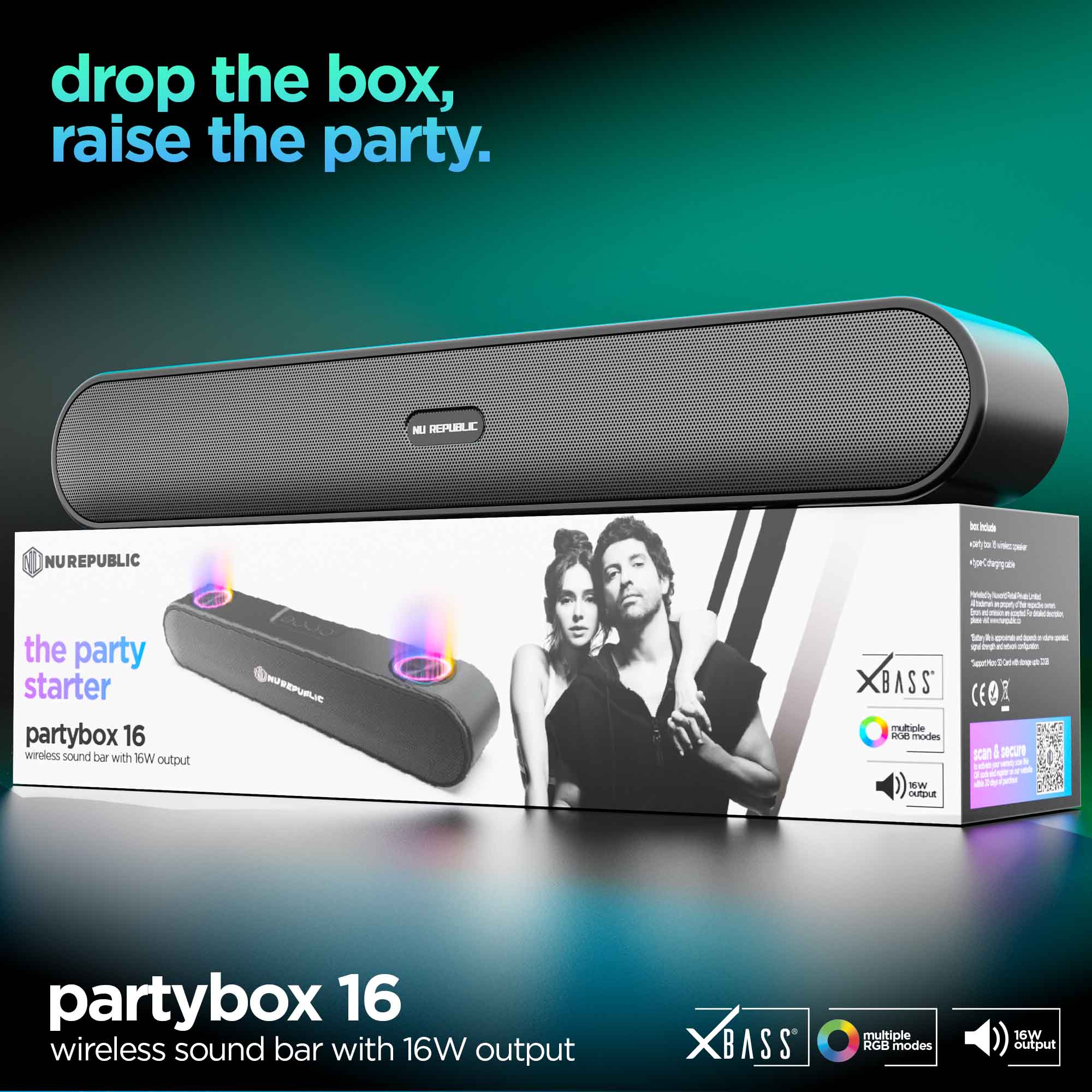 Everything required for seamless music playback is included.