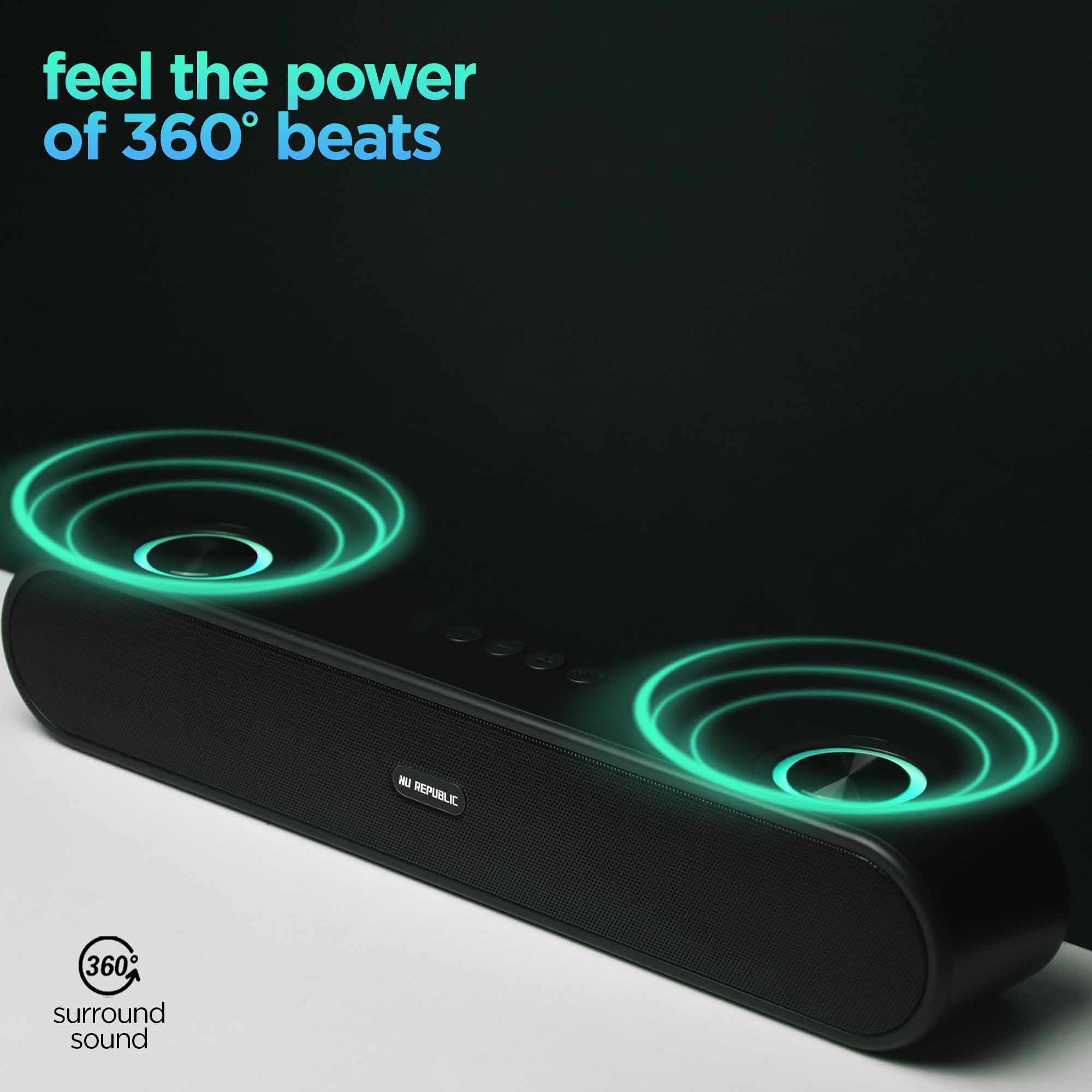 Compact and stylish design makes it perfect for indoor and outdoor entertainment.