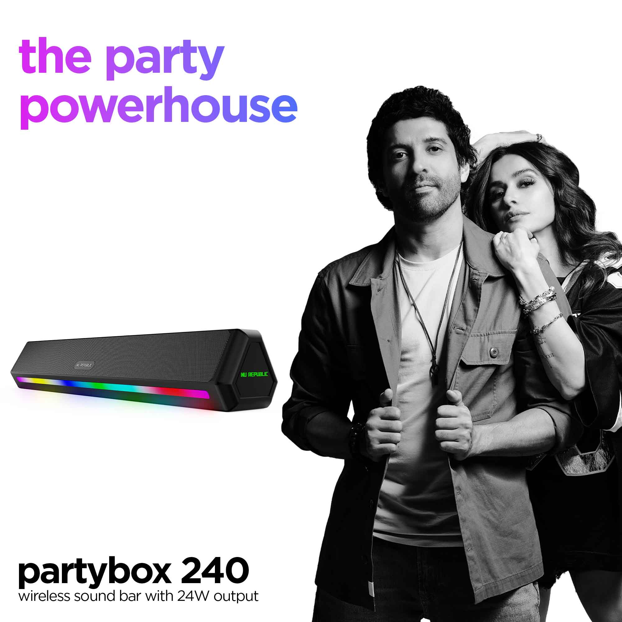 Advanced X-Bass® technology enhances low frequencies for deeper, punchier bass and immersive sound.