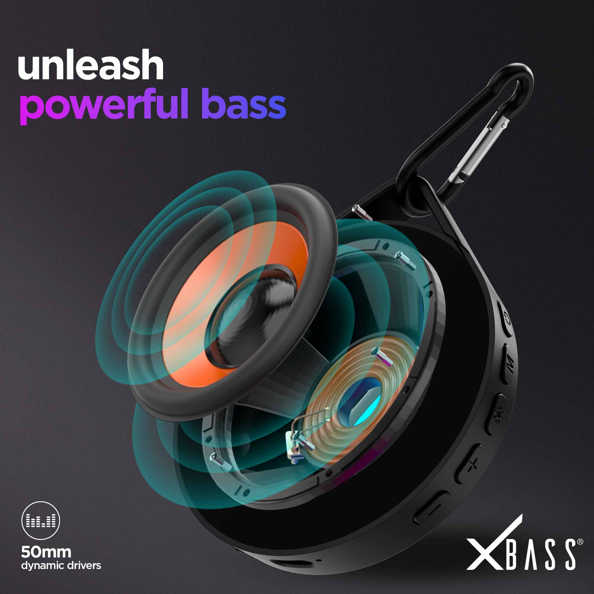 Advanced driver technology creates an immersive listening experience.