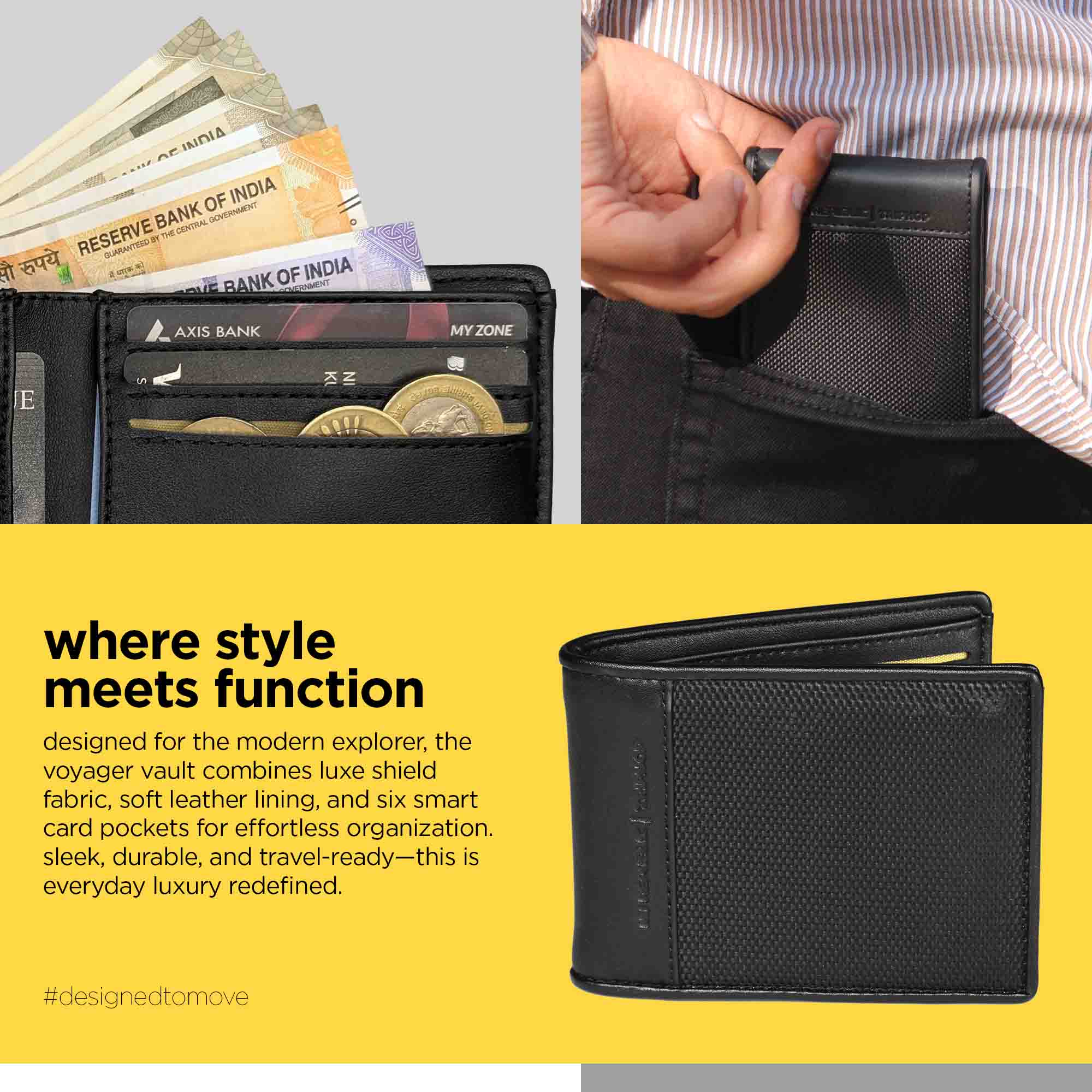 Voyager Vault Men's Wallet