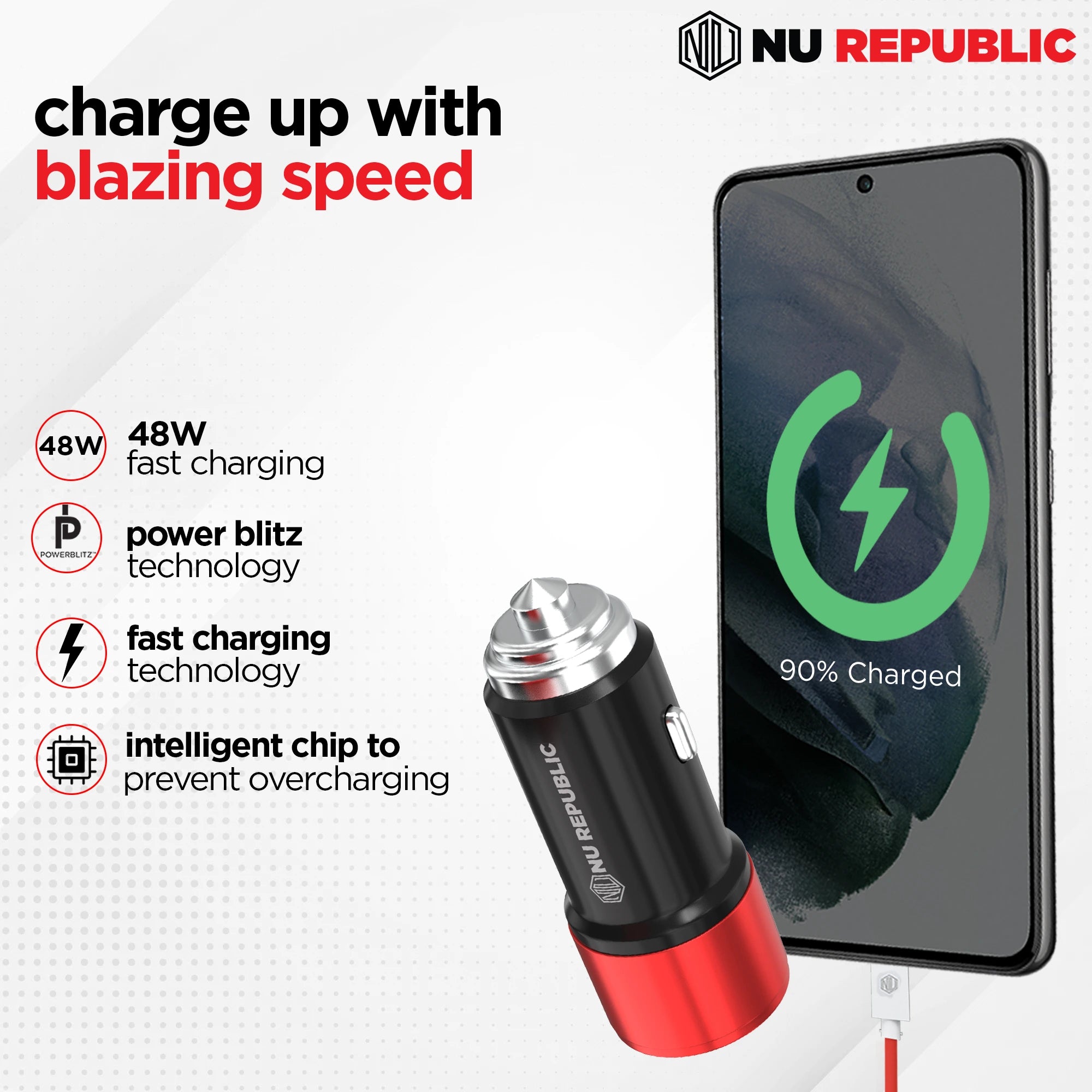 Swift All in one 48W Car Charger