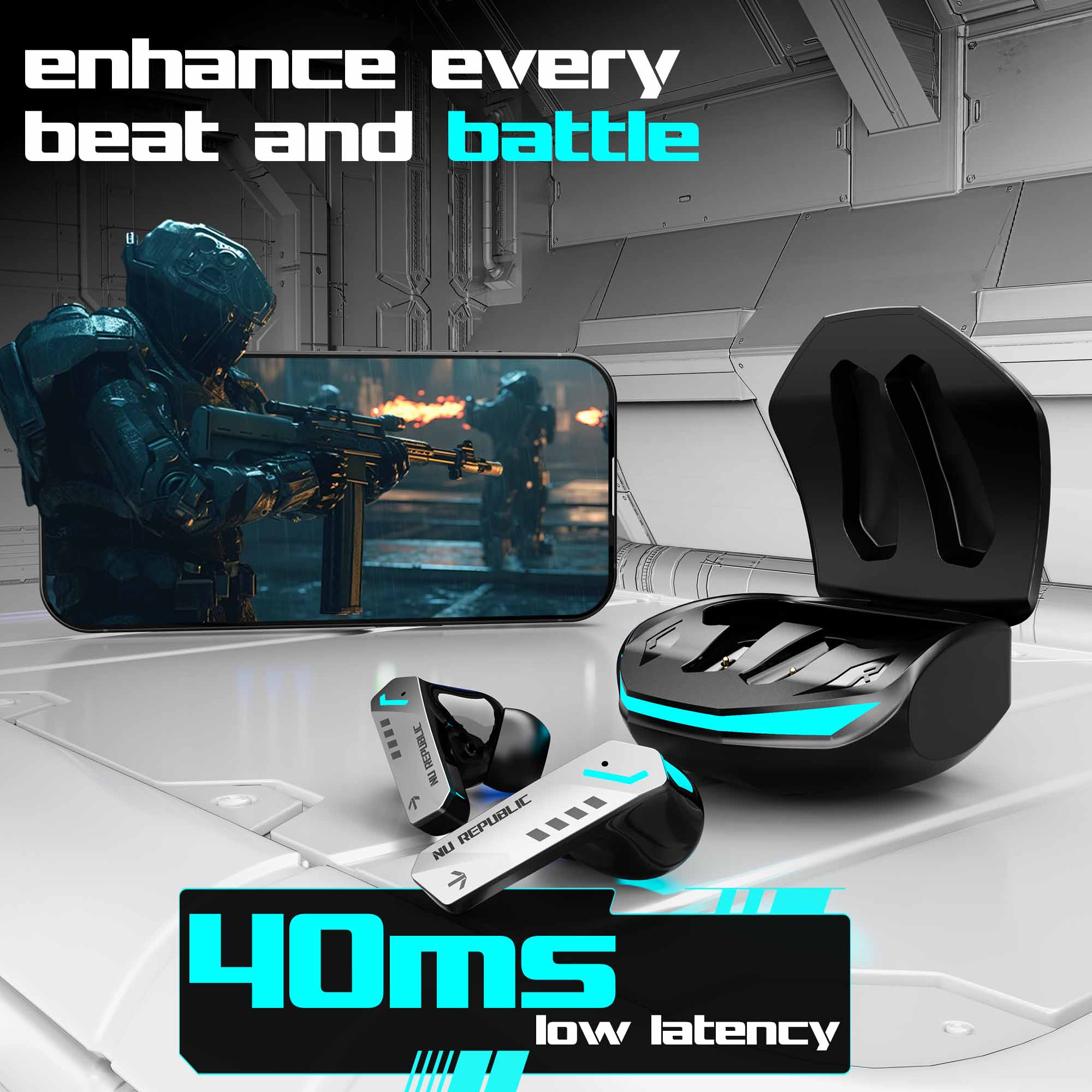 Cyberstud X8 gaming earbuds built for mobile gamers