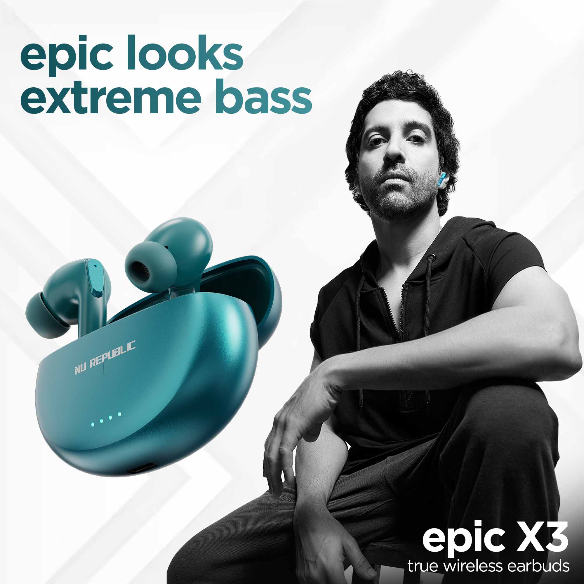 Epic X3 true wireless earbuds delivering immersive sound and reliable performance