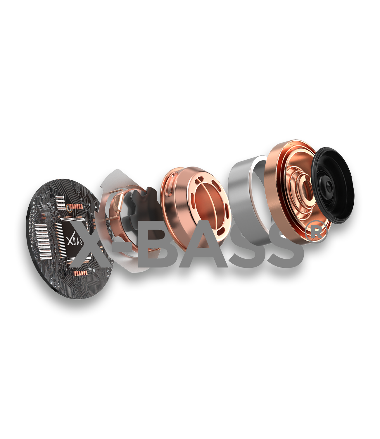 Epic X3 earbuds with X-Bass technology delivering deep bass and immersive sound