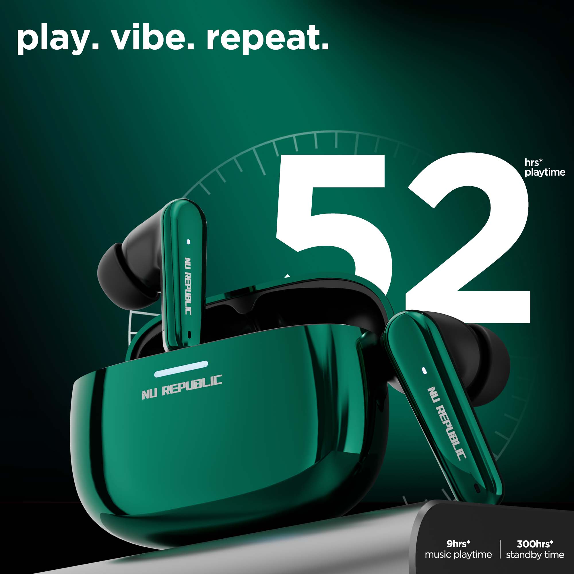 Epic X4 earbuds with up to 52 hours of playtime