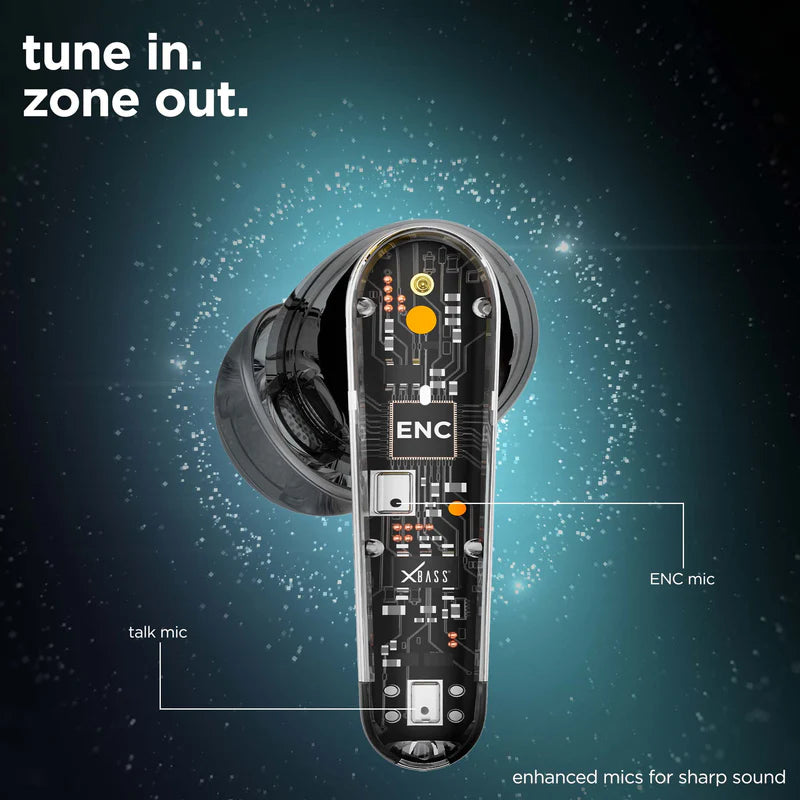 Epic X4 Best Sis Edition earbuds with dual ENC microphones for crystal-clear voice calls