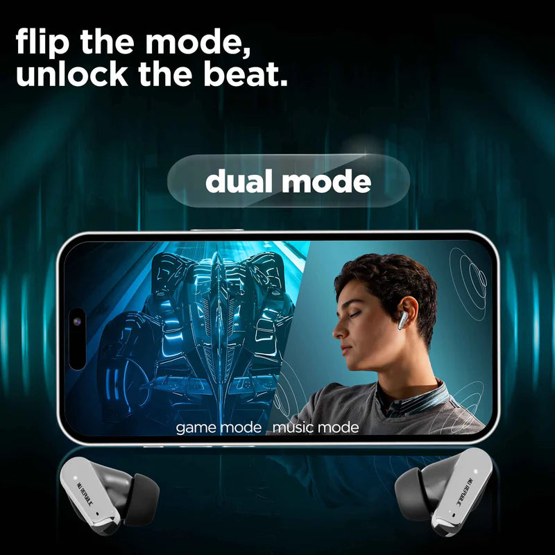Epic X4 Best Sis Edition earbuds with dedicated Gaming and Music modes for optimized sound