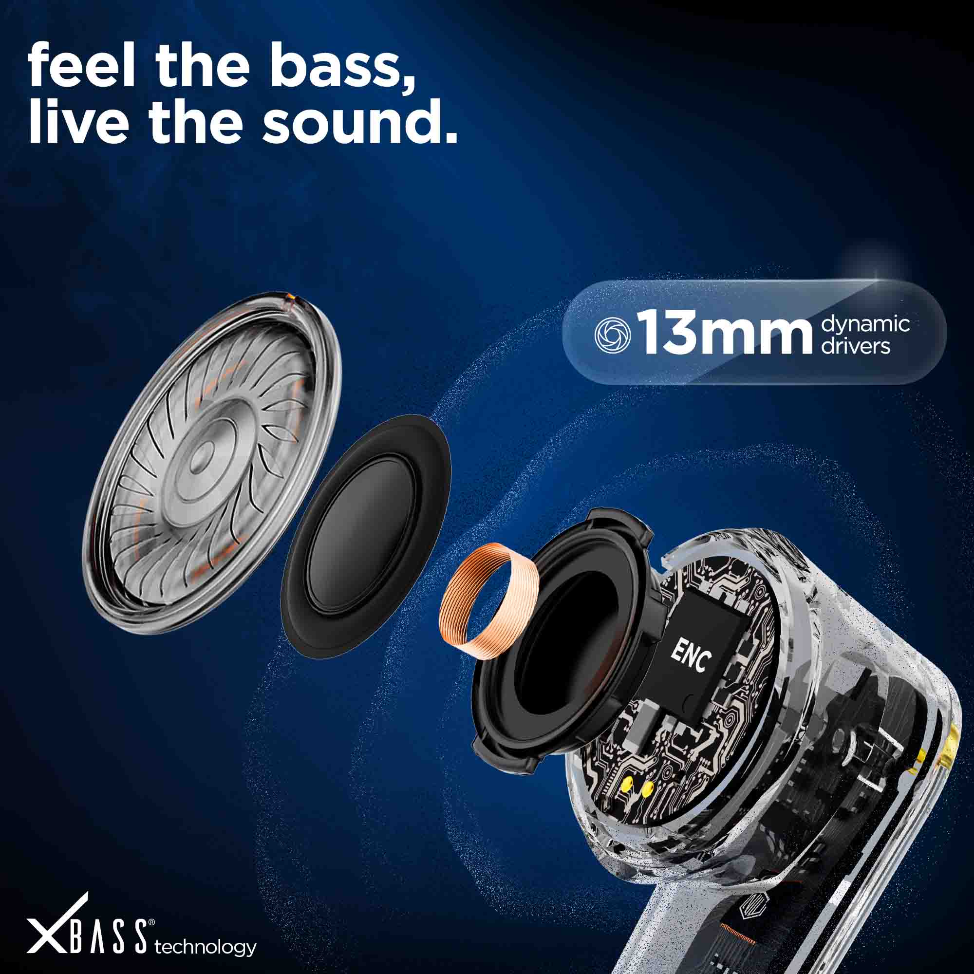 Epic X4 Green earbuds with powerful 13mm neodymium drivers for immersive audio performance