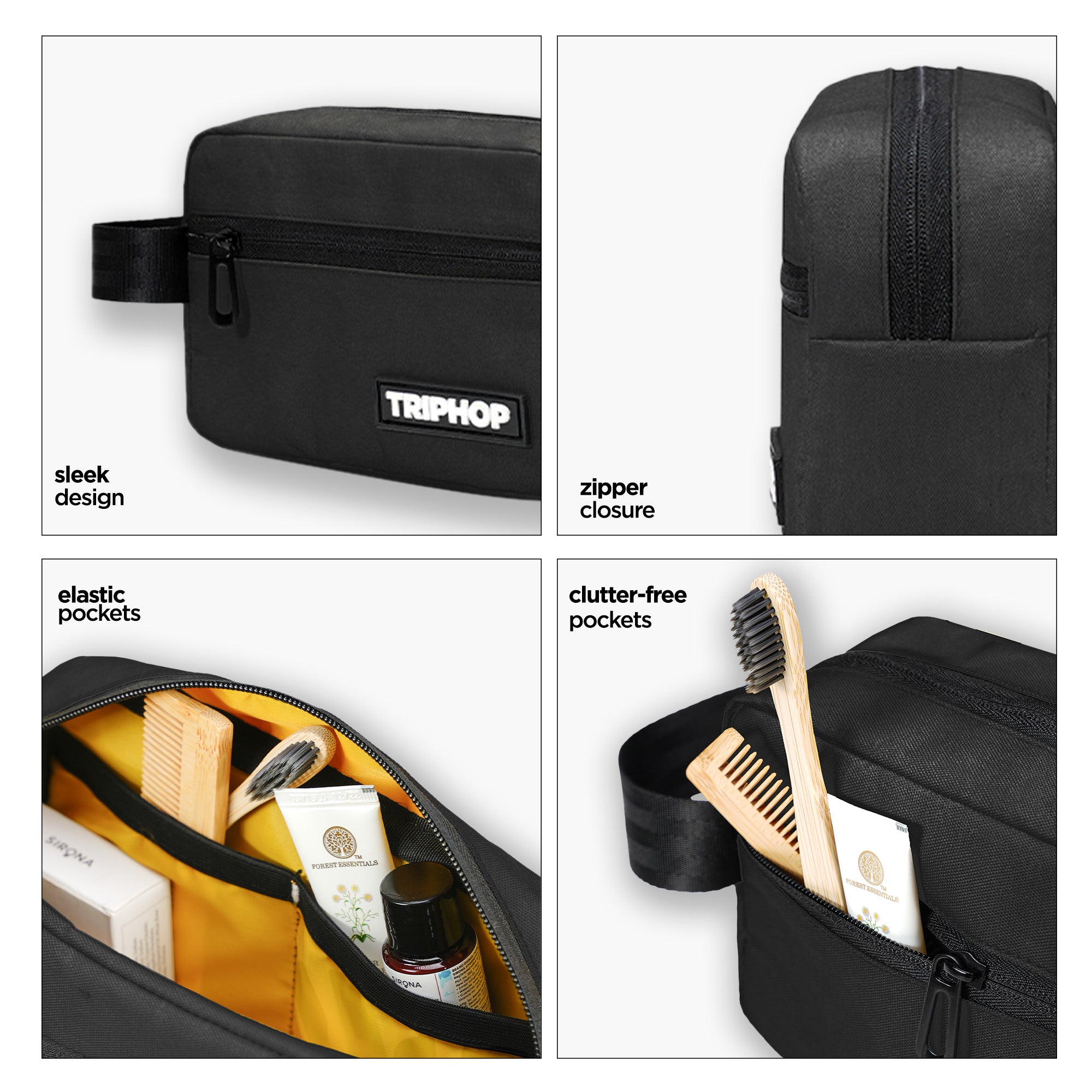 Everyday Toiletry Bag (Black)