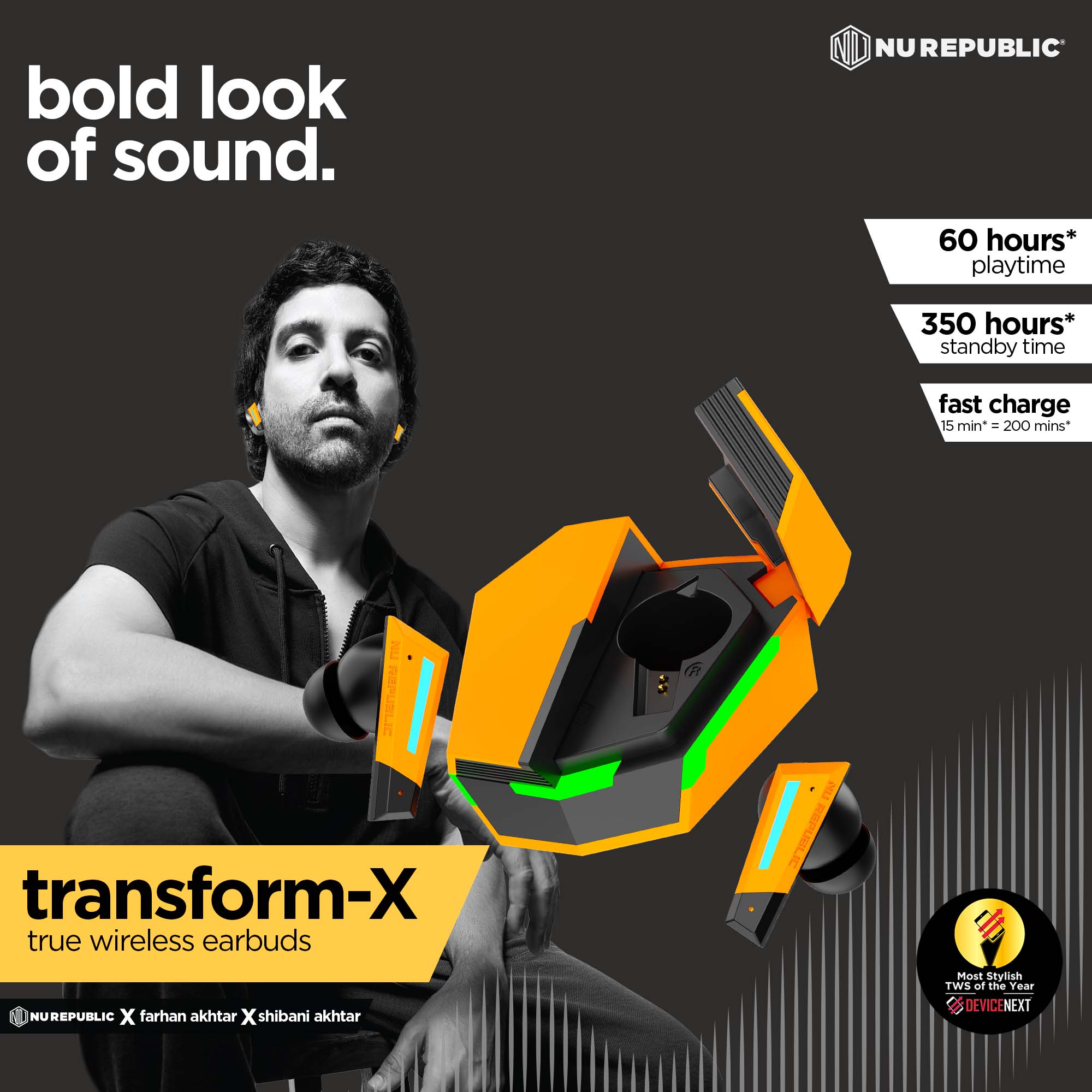 Transform X wireless gaming earbuds featured in brand ambassador campaign
