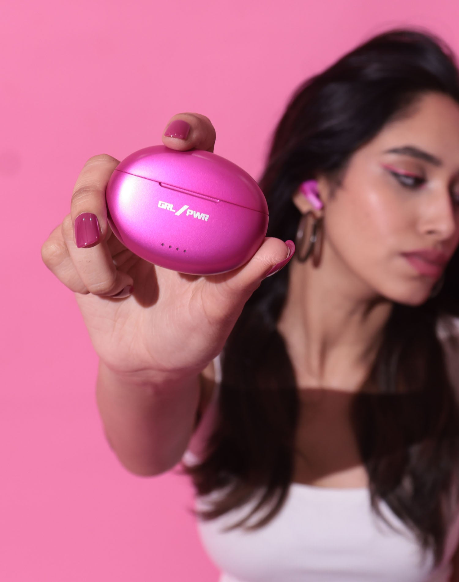 True wireless earbuds powered by X-Bass technology for deep bass and powerful audio